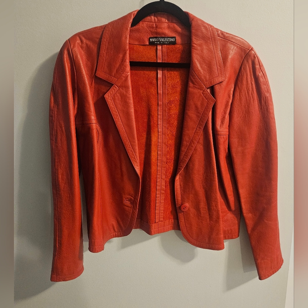 Vintage Valentino Leather Jacket